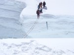 Crevasse between camp 1 and camp&nbsp;2